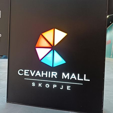 33Rd Floor Twin Apartments In Cevahir Sky City Complex With Pool, Spa, Fitness And Parking Included In Price Skopje Esterno foto