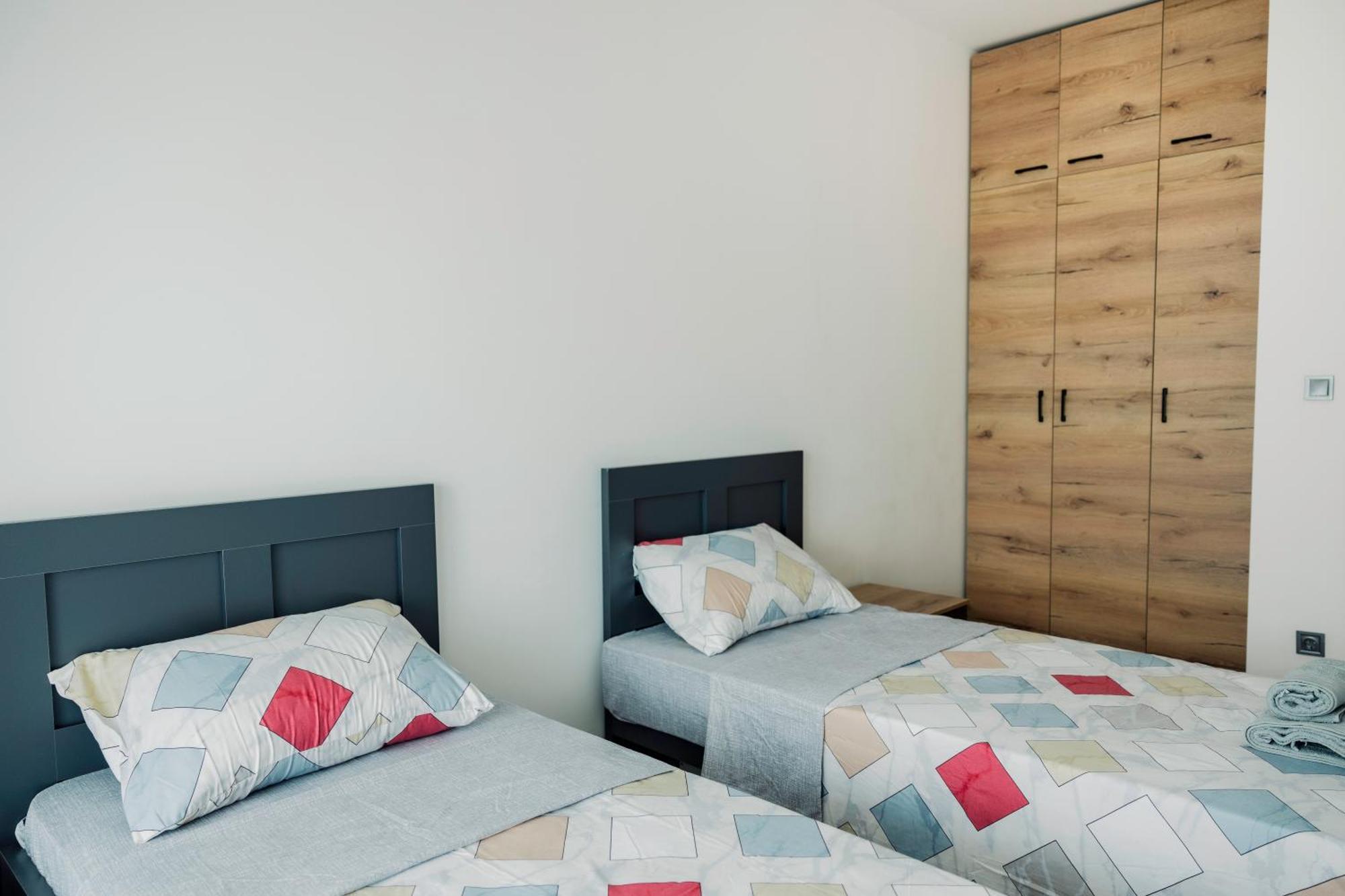 33Rd Floor Twin Apartments In Cevahir Sky City Complex With Pool, Spa, Fitness And Parking Included In Price Skopje Esterno foto